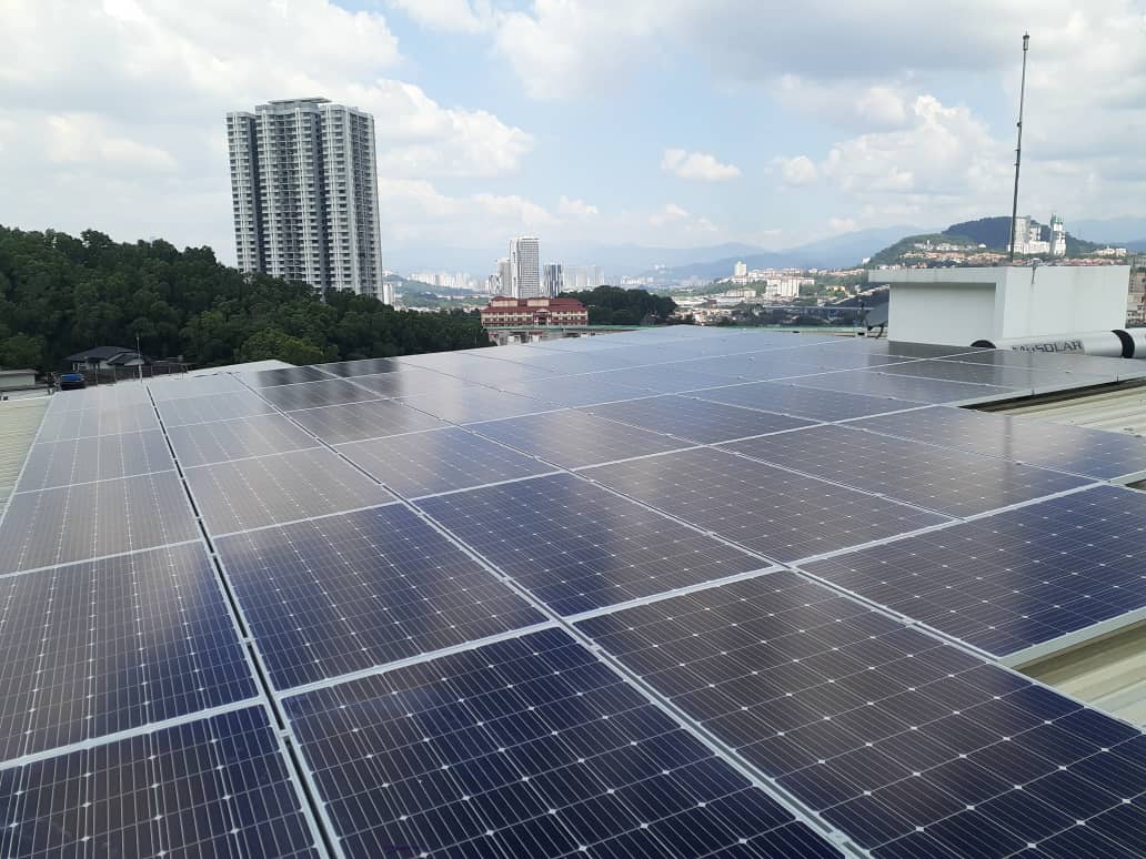 Corporate solar installation